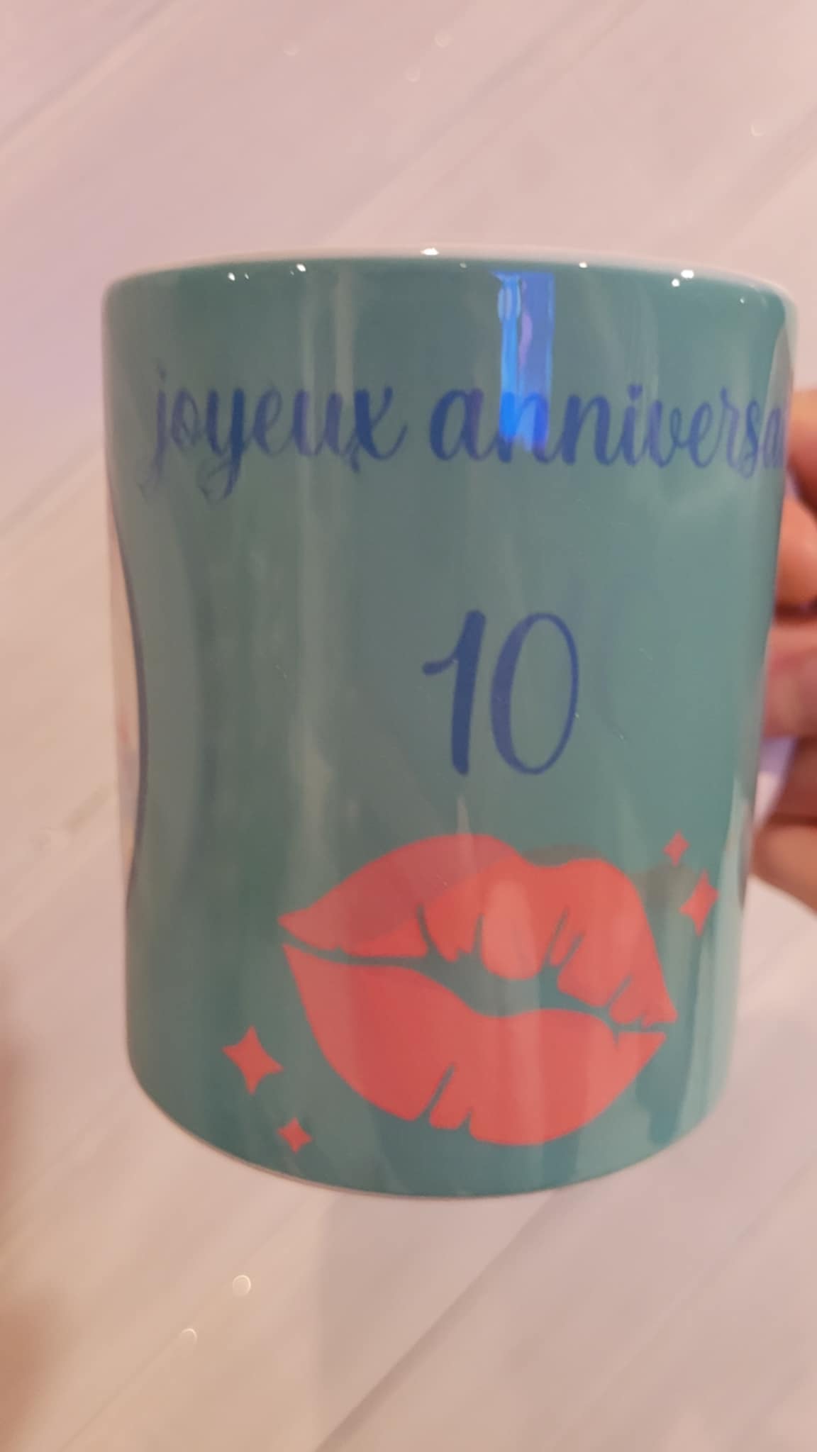 Mug personnalisable ( Envoi du projet par réponse du mail reçu après validation de la commande)
